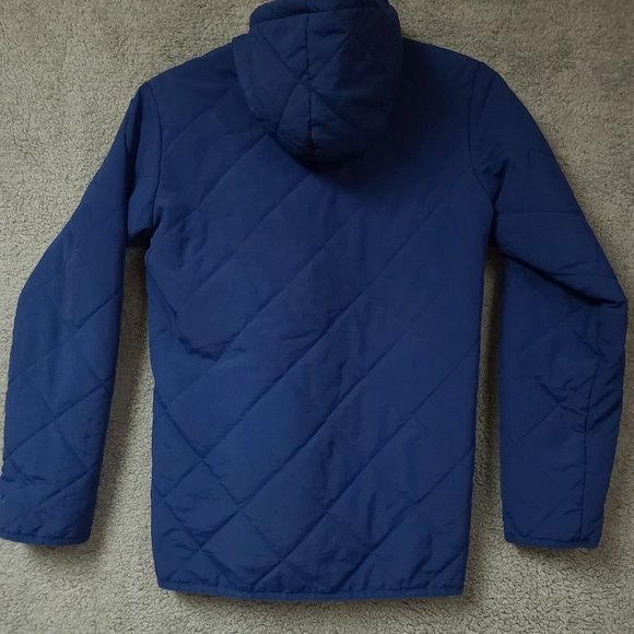 Vtg Polar King By Key Mens Large Reg Blue Full Zip Quilted Workwear Lined Jacket - Picture 10 of 16